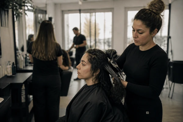 Lissage cheveux frisés Tournefeuille